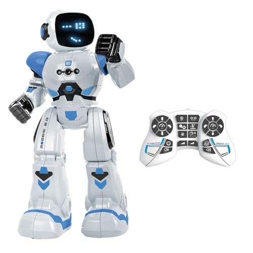 Xtrem Bots - Robbie | Roboter Kinder Ab 6 Jahre Programmieren 50 Bewegungen | Roboter Programmierbar 50 Bewegungen und Ferngesteuerte von Xtrem Bots