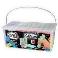 Straßenmalkreiden Glitzer 50 Stück Box von Xtrem Toys & Sports