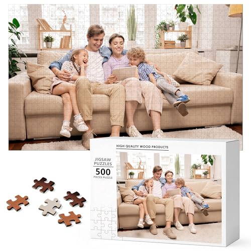 Puzzle personalisiert Puzzle personalisiert 35 bis 3000 Teile Angehörige, Familie, Freunde, Eltern, Haustiere (500 Pcs) von Xtuleath