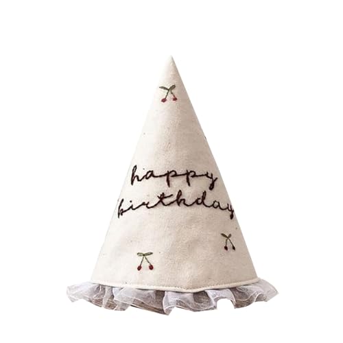 XuQiZZpp Bequemer Baby-Geburtstagshut, bestickt, Geburtstagshut, Haar-Accessoire für Kindergeburtstag, Partyzubehör XuQiZZpp Bequemer Baby-Geburtstagshut, bestickt, Geburtstagshut, Haar-Accessoire für Kindergeburtstag, Partyzubehör von XuQiZZpp