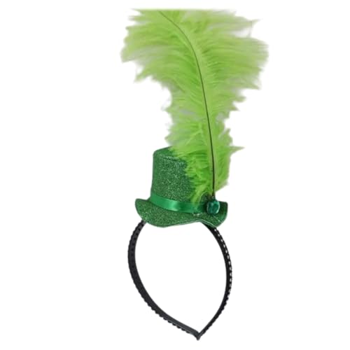 XuQiZZpp Grüner Kobold, Stirnband, Zylinderhut, Haarreif, Irischer Tag, Kopfhut, Kobold-Kostüm für Outdoor-Veranstaltungen XuQiZZpp Grüner Kobold, Stirnband, Zylinderhut, Haarreif, Irischer Tag, Kopfhut, Kobold-Kostüm für Outdoor-Veranstaltungen von XuQiZZpp