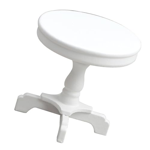 XuQiZZpp Puppenhäuser Dekoration Zubehör, Maßstab 1:12, Puppenhäuser, Miniaturmöbel, Vintage, Holz, runder Beistelltisch, Geschenke XuQiZZpp Puppenhäuser Dekoration Zubehör, Maßstab 1:12, Puppenhäuser, Miniaturmöbel, Vintage, Holz, runder Beistelltisch, Geschenke von XuQiZZpp