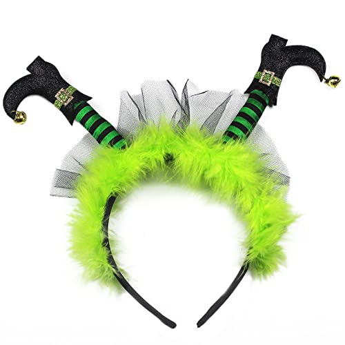 Haarreif für Erwachsene und Kinder, Cartoon-Zauberer-Stiefel, mehrfarbig, Haarreif, Live-Übertragung, Weihnachten, Party, Kopfschmuck, Cosplay, Stirnbänder für Frauen, Hexenstiefel, Form, Halloween von Xuancai