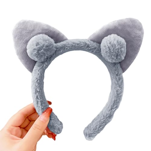 Xuancai Halloween-Stirnband für Damen und Mädchen, tägliches Tragen, Halloween, Party, Kostüm, Cosplay, Haarschmuck, Ohren, Stirnband, Erwachsene, zum Waschen des Gesichts Xuancai Halloween-Stirnband für Damen und Mädchen, tägliches Tragen, Halloween, Party, Kostüm, Cosplay, Haarschmuck, Ohren, Stirnband, Erwachsene, zum Waschen des Gesichts von Xuancai