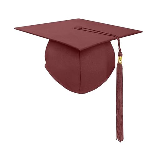 Xuancai Hut für Universitätsabschluss, Unisex, matt, für Erwachsene, Quasten für Studenten und Absolventen, Bildungseinrichtung Xuancai Hut für Universitätsabschluss, Unisex, matt, für Erwachsene, Quasten für Studenten und Absolventen, Bildungseinrichtung von Xuancai