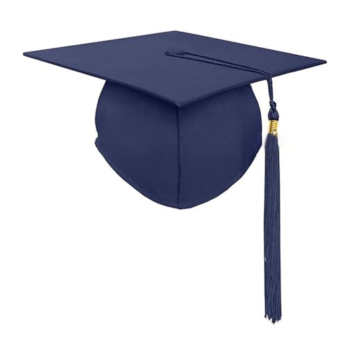 Xuancai Hut für Universitätsabschluss, Unisex, matt, für Erwachsene, Quasten für Studenten und Absolventen, Bildungseinrichtung Xuancai Hut für Universitätsabschluss, Unisex, matt, für Erwachsene, Quasten für Studenten und Absolventen, Bildungseinrichtung von Xuancai
