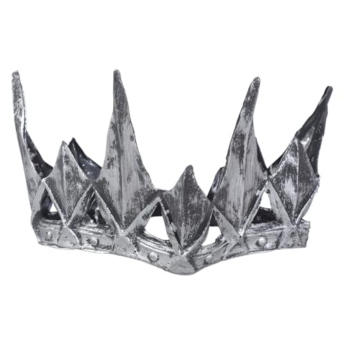 Xuancai Mittelalterliche Krone altmodisch Mittelalter LARP Cosplay Halloween für Männer zum Verkleiden auf Partys und Festlichkeiten Schwarz Vintage Kopfbedeckung von Xuancai