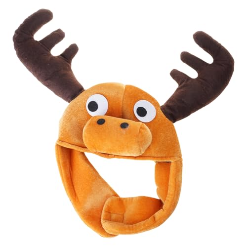 Xuancai Plüsch-Hut, Elch, Kopfbedeckung, für Erwachsene und Kinder, Winter-Accessoire und Karneval, Party, Verkleidungsrequisiten Xuancai Plüsch-Hut, Elch, Kopfbedeckung, für Erwachsene und Kinder, Winter-Accessoire und Karneval, Party, Verkleidungsrequisiten von Xuancai