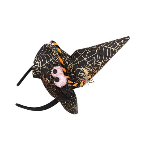 Xuancai Spinnennetz-Hexenkappen, Stirnband für Erwachsene, Halloween, Zaubererhut, Haarreif, Party, Kopfbedeckung, Glockenhut, Rollenspiel, Kostüm, Requisiten, Kostüm-Stirnband Xuancai Spinnennetz-Hexenkappen, Stirnband für Erwachsene, Halloween, Zaubererhut, Haarreif, Party, Kopfbedeckung, Glockenhut, Rollenspiel, Kostüm, Requisiten, Kostüm-Stirnband von Xuancai