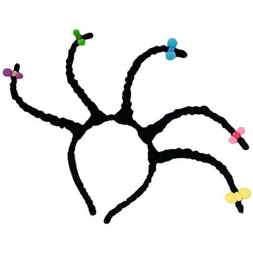 Xuancai Zöpfe, Haarband, niedliche Animation, Cosplay, Requisiten, Party-Kostüm, Halloween, Stirnband, Erwachsene, weiblich, für Kopfzubehör, Kostüme für Damen, Kostüme für Kinder und Mädchen von Xuancai