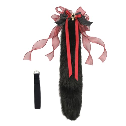 Xuanxi 1 x Füchse Wolfsohren Stirnband pelziger Schwanz Wolfsohren Wolfsschwanz für Weihnachten Halloween Cosplay Party Kostüm Zubehör Xuanxi 1 x Füchse Wolfsohren Stirnband pelziger Schwanz Wolfsohren Wolfsschwanz für Weihnachten Halloween Cosplay Party Kostüm Zubehör von Xuanxi