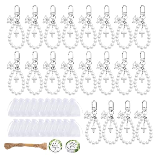 Xuanxi 20 Sets stabile Kreuze, Schlüsselanhänger, Geschenkset, Perlen, Akzente, Dankeschön-Etikett für Veranstaltungen, Taufpartys, Gastgeschenke Xuanxi 20 Sets stabile Kreuze, Schlüsselanhänger, Geschenkset, Perlen, Akzente, Dankeschön-Etikett für Veranstaltungen, Taufpartys, Gastgeschenke von Xuanxi