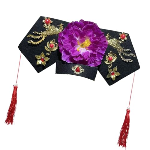 Xuanxi Auffälliger traditioneller chinesischer Prinzessinnen-Kopfschmuck mit zarten Perlen, Ornament für traditionelle Festivals und Partys Xuanxi Auffälliger traditioneller chinesischer Prinzessinnen-Kopfschmuck mit zarten Perlen, Ornament für traditionelle Festivals und Partys von Xuanxi