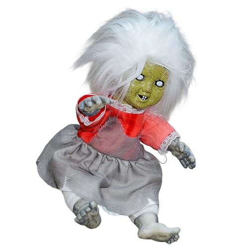 Xuanxi Gruselige Puppenfigur mit beleuchtetem Gesicht und erschreckendem Soundeffekt Gruselige Sitzpuppe Xuanxi Gruselige Puppenfigur mit beleuchtetem Gesicht und erschreckendem Soundeffekt Gruselige Sitzpuppe von Xuanxi