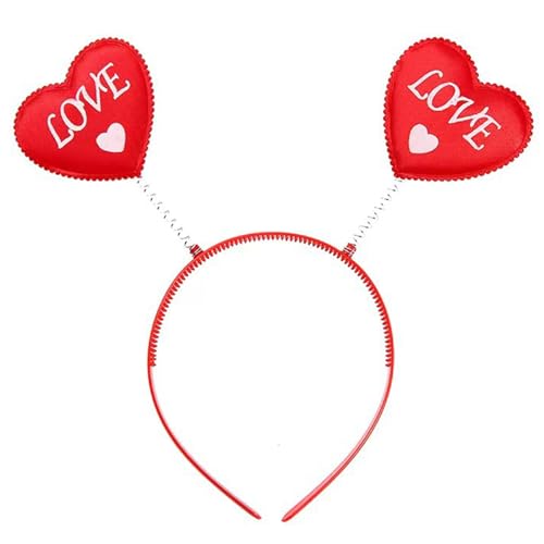 Xuanxi Haarreif für Valentinstag, Herz, Pailletten, Liebeskopf, Haarreif für Party, Requisiten, Urlaub, Kostüm-Zubehör Xuanxi Haarreif für Valentinstag, Herz, Pailletten, Liebeskopf, Haarreif für Party, Requisiten, Urlaub, Kostüm-Zubehör von Xuanxi