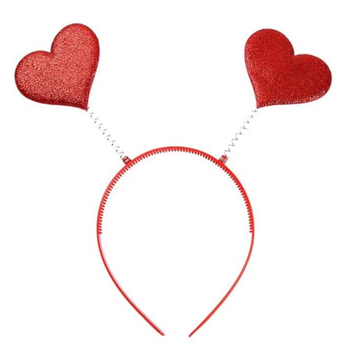 Xuanxi Haarreif für Valentinstag, Herz, Pailletten, Liebeskopf, Haarreif für Party, Requisiten, Urlaub, Kostüm-Zubehör Xuanxi Haarreif für Valentinstag, Herz, Pailletten, Liebeskopf, Haarreif für Party, Requisiten, Urlaub, Kostüm-Zubehör von Xuanxi