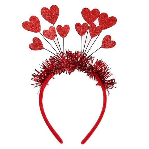 Xuanxi Haarreif für Valentinstag, Herz, Pailletten, Liebeskopf, Haarreif für Party, Requisiten, Urlaub, Kostüm-Zubehör Xuanxi Haarreif für Valentinstag, Herz, Pailletten, Liebeskopf, Haarreif für Party, Requisiten, Urlaub, Kostüm-Zubehör von Xuanxi