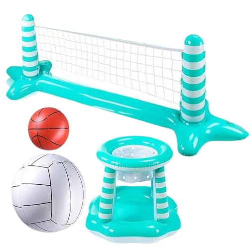 Xujuika Aufblasbarer Volleyball Pool | Volleyballfeld Poolschwimmspielzeug | Schwimmzubehör Wasserspielzeug Outdoor Spielzeug für Kinder Erwachsene Gartenpartyspiele Wasseraktivitäten See Xujuika Aufblasbarer Volleyball Pool | Volleyballfeld Poolschwimmspielzeug | Schwimmzubehör Wasserspielzeug Outdoor Spielzeug für Kinder Erwachsene Gartenpartyspiele Wasseraktivitäten See von Xujuika