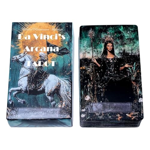 Xujuika Deck mit Tarotkarten | 78-teiliges Klassisches Tarot Kartenset Mit Anleitungsbuch,Mit Anleitung Für Emotionale Einsicht Meditation & Beziehungen Astrologie Zukunftsdeutung Spielzeug von Xujuika