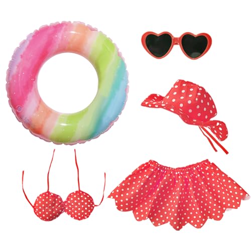 Xujuika Enten Kostüme,Rasen Gänse Kleidung | Bikini Schwimmring Sonnenbrille Hut Garten Dekoration Tropische Statue Zubehör Garten Kunst für 58 cm Größe Outdoor Terrasse Veranstaltung Xujuika Enten Kostüme,Rasen Gänse Kleidung | Bikini Schwimmring Sonnenbrille Hut Garten Dekoration Tropische Statue Zubehör Garten Kunst für 58 cm Größe Outdoor Terrasse Veranstaltung von Xujuika