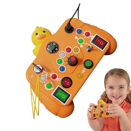 Xujuika Kleinkind beschäftigt sensorisches Spielzeug, LED-Brett - LED--Spielbrett für Kleinkinder - Vorschulspielzeug zur Schulung der Sinneswahrnehmung für Kinder im Alter von 1–7 von Xujuika
