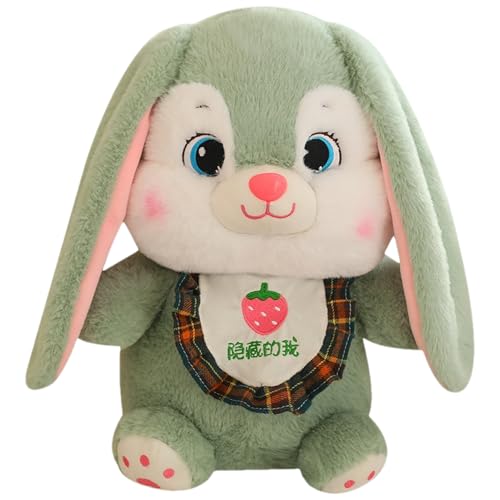 Xujuika Reversible Plüschspielzeug, Reversible Cuddle Bunny - 9 -Zoll -Kaninchen -Capybara Flipping Plüschspielzeug - Nettes Zeug mit und Erdbeerdesign für Kindertagesstätte, Vorschuljungen, Mädchen Xujuika Reversible Plüschspielzeug, Reversible Cuddle Bunny - 9 -Zoll -Kaninchen -Capybara Flipping Plüschspielzeug - Nettes Zeug mit und Erdbeerdesign für Kindertagesstätte, Vorschuljungen, Mädchen von Xujuika