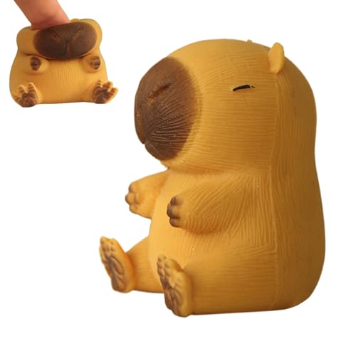 Xujuika Weiche Quetschspielzeuge,Langsam Zurückstellendes Gummi Capybara Quetschmodell Für Kinder | Interaktives Quetschspielzeug, Schreibtisch Deko Für Reisen Schule Outdoor Xujuika Weiche Quetschspielzeuge,Langsam Zurückstellendes Gummi Capybara Quetschmodell Für Kinder | Interaktives Quetschspielzeug, Schreibtisch Deko Für Reisen Schule Outdoor von Xujuika