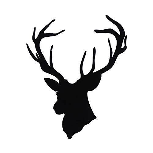Xuniu Auto-Aufkleber, modisch, Cool Deer Head Vinyl, Auto-Styling, Jagd, kreativ, 12 x 16,5 cm von Xuniu