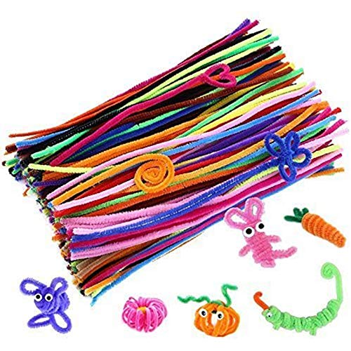 Xuodawer 200 StüCk ZufäLlige Farben Pfeifenreiniger Chenille Stem 6Mmx12 für DIY Art Crafts Dekorationen Xuodawer 200 StüCk ZufäLlige Farben Pfeifenreiniger Chenille Stem 6Mmx12 für DIY Art Crafts Dekorationen von Xuodawer