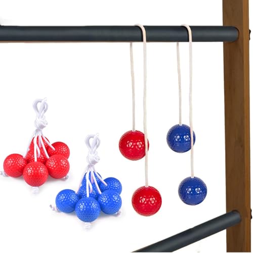 Xusxes 6 Pairs Leiter-Golfball für Wurfspiele, Leiter Golf Ball, Golfbälle Leiter, für Toss Spiel Tragbares Sportgerät für Outdoor-Aktivitäten, Firmenevents und Teambuilding von Xusxes