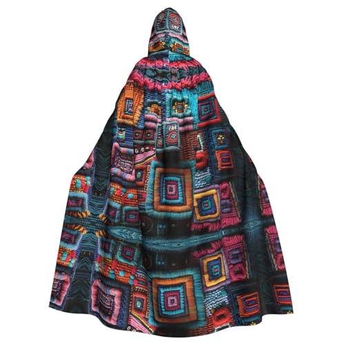 Xvfloreg Abstraktes Muster, für Damen und Herren, mit Kapuze, Halloween, Weihnachten, Umhang Xvfloreg Abstraktes Muster, für Damen und Herren, mit Kapuze, Halloween, Weihnachten, Umhang von Xvfloreg