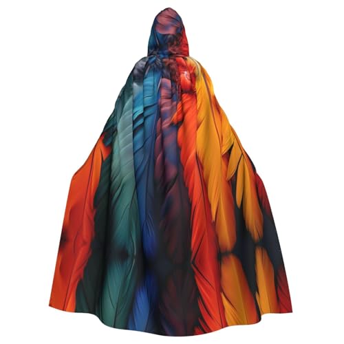 XVFLOREG Bunte Federn, für Damen und Herren, mit Kapuze, Halloween, Weihnachten, Umhang XVFLOREG Bunte Federn, für Damen und Herren, mit Kapuze, Halloween, Weihnachten, Umhang von XVFLOREG