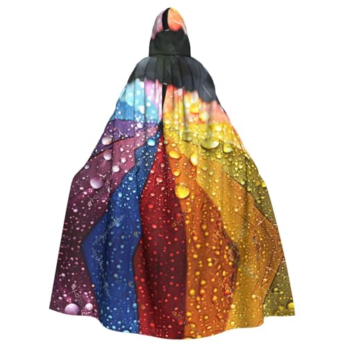 Xvfloreg Dew Regenschirm für Damen und Herren mit Kapuze, Halloween, Weihnachten, Umhang Xvfloreg Dew Regenschirm für Damen und Herren mit Kapuze, Halloween, Weihnachten, Umhang von Xvfloreg