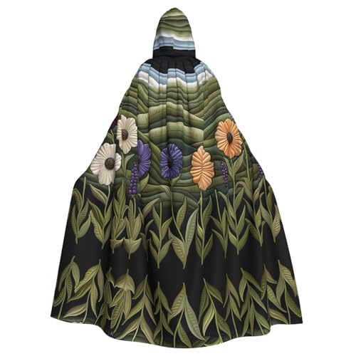 Xvfloreg Gestrickter kleiner Blumen-Umhang für Herren und Damen, mit Kapuze, Halloween, Weihnachten, Party-Umhang Xvfloreg Gestrickter kleiner Blumen-Umhang für Herren und Damen, mit Kapuze, Halloween, Weihnachten, Party-Umhang von XVFLOREG