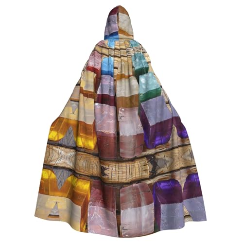 Xvfloreg Glasumhang für Damen und Herren, mit Kapuze, Halloween, Weihnachten, Partyumhang Xvfloreg Glasumhang für Damen und Herren, mit Kapuze, Halloween, Weihnachten, Partyumhang von XVFLOREG