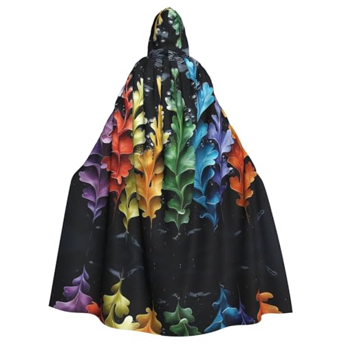 Xvfloreg Regenbogenstrauß, für Damen und Herren, mit Kapuze, Halloween, Weihnachten, Umhang Xvfloreg Regenbogenstrauß, für Damen und Herren, mit Kapuze, Halloween, Weihnachten, Umhang von Xvfloreg