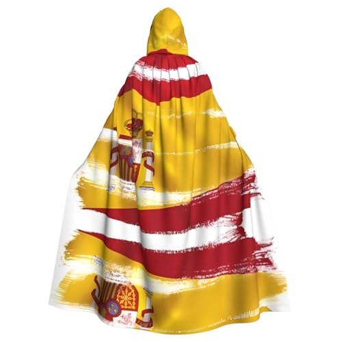Xvfloreg Spanien-Flagge, für Damen und Herren, mit Kapuze, Halloween, Weihnachten, Umhang Xvfloreg Spanien-Flagge, für Damen und Herren, mit Kapuze, Halloween, Weihnachten, Umhang von Xvfloreg