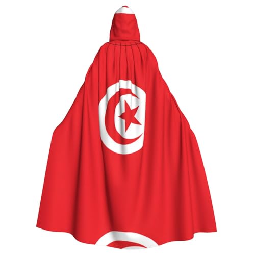 Xvfloreg Tunesische Flagge, für Damen und Herren, mit Kapuze, Halloween, Weihnachten, Umhang Xvfloreg Tunesische Flagge, für Damen und Herren, mit Kapuze, Halloween, Weihnachten, Umhang von XVFLOREG