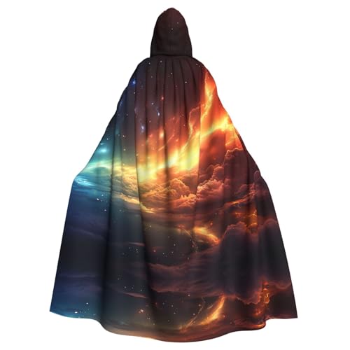 Xvfloreg Wunderschöner Aurora-Umhang für Damen und Herren mit Kapuze, Halloween, Weihnachten, Party-Umhang Xvfloreg Wunderschöner Aurora-Umhang für Damen und Herren mit Kapuze, Halloween, Weihnachten, Party-Umhang von Xvfloreg