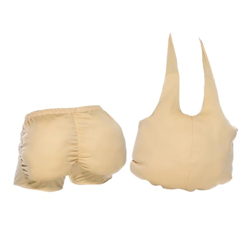 2 Stück Fat Suit Old Lady Kostüm - Falscher Bauch Für Erwachsene - Bauch Bierbauch Fake-Bauchs Kostüm Zubehör Fasching - Für Erwachsene, FetterBauch, Kostüms Für Halloween, Cosplay, Verkleidungsparty 2 Stück Fat Suit Old Lady Kostüm - Falscher Bauch Für Erwachsene - Bauch Bierbauch Fake-Bauchs Kostüm Zubehör Fasching - Für Erwachsene, FetterBauch, Kostüms Für Halloween, Cosplay, Verkleidungsparty von Xvilmaun