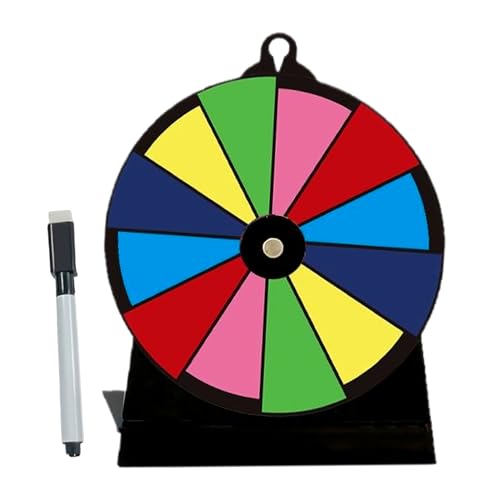 Xvilmaun Preisrad - Spiel Drehscheibe Mit Ständer In Bunten Farben | Multifunktionaler Tischdreher Für Karneval, Veranstaltungen, Partys, Messen, Supermärkte Xvilmaun Preisrad - Spiel Drehscheibe Mit Ständer In Bunten Farben | Multifunktionaler Tischdreher Für Karneval, Veranstaltungen, Partys, Messen, Supermärkte von Xvilmaun