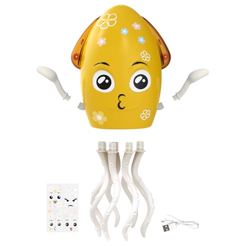 Xvilmaun Spielzeug Oktopus | Krabbelnder Tanzender Tintenfisch | Wackelnder Roboter mit Licht und Musik Lernaktivitäten für Kinder 0-6 Jahre Geburtstag Schule Kindergarten Xvilmaun Spielzeug Oktopus | Krabbelnder Tanzender Tintenfisch | Wackelnder Roboter mit Licht und Musik Lernaktivitäten für Kinder 0-6 Jahre Geburtstag Schule Kindergarten von Xvilmaun