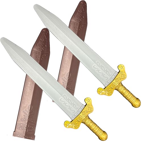2 PCs Spielzeugschwert mit Hülle Halloween 19 in langem mittelalterlichem Ritterschwert Safe Cosplay gefälschter Plastik für 2 PCs Spielzeugschwert mit Hülle Halloween 19 in langem mittelalterlichem Ritterschwert Safe Cosplay gefälschter Plastik für von Xweptuy