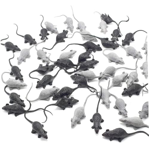 20 PCs Mini Simuliertes Mausmodell Realistischer Terror Plastikmaus -Figuren kleine Fälschung für Neuheit Spielzeugkinder Halloween Toy Witz Streich 20 PCs Mini Simuliertes Mausmodell Realistischer Terror Plastikmaus -Figuren kleine Fälschung für Neuheit Spielzeugkinder Halloween Toy Witz Streich von Xweptuy
