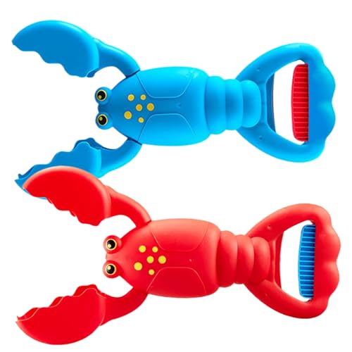 Sandbox Bagger, 2pcs Safe Plastik Hummers Sand Bagger, 13.4x7.1x2.4 Squeeze-und-Grab-Strandspielzeug, flexible Sandspielzeug für Kinder Kleinkinder Sommerpool von Xweptuy