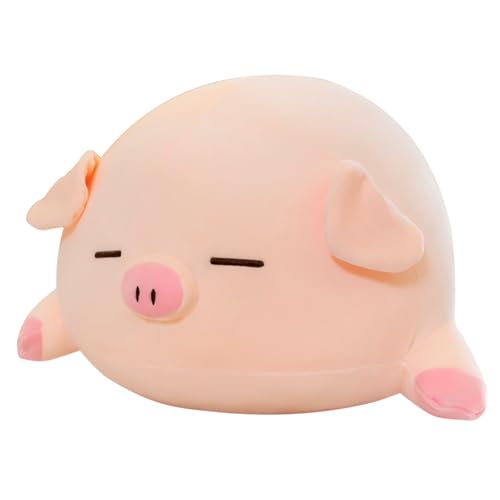 Schwein Plüsch 15, 7 Zoll gewichtetes Schwein gefülltes Tier, süßes Kuschelkissen Plüschspielzeug mit schlafenden Augen, weic Schwein Plüsch 15, 7 Zoll gewichtetes Schwein gefülltes Tier, süßes Kuschelkissen Plüschspielzeug mit schlafenden Augen, weic von Xweptuy