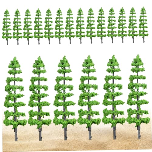 Xweptuy 20pcs Modellbäume 1x4 Zoll realistische Plastikminiaturbäume für Bastelzug Landschaft Landschaft falscher Baum Xweptuy 20pcs Modellbäume 1x4 Zoll realistische Plastikminiaturbäume für Bastelzug Landschaft Landschaft falscher Baum von Xweptuy