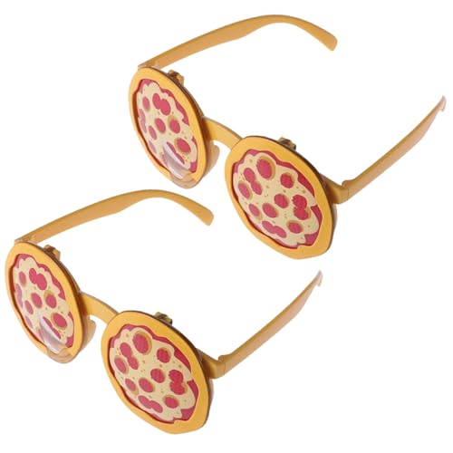 Xweptuy 2pcs lustige Brillen, Pizza -Stil Funky Brille, Neuheiten Sonnenbrillen Photographie Requisiten für Sommerstil -Party -Lieferungen Pizza -EIS Obst Spaß Brillen Xweptuy 2pcs lustige Brillen, Pizza -Stil Funky Brille, Neuheiten Sonnenbrillen Photographie Requisiten für Sommerstil -Party -Lieferungen Pizza -EIS Obst Spaß Brillen von Xweptuy