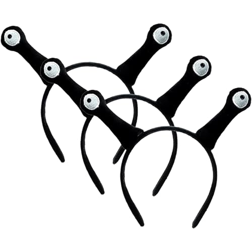 Xweptuy 3pcs Snail Stirnband zum Waschen von Gesicht, Antennen -Design -Schneckenstirnband, Kinderstirnbänder für Maskerade Party Dekoration kreative Kopfschmuckpartyversorgungen Foto -Requisiten von Xweptuy