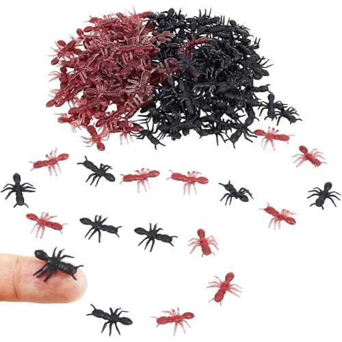 Xweptuy 400pcs Kunststoffameisen, 0, 71 Zoll 2 Farben Simulation Mini gefälschte Ameisen, realistische falsche Insekten für Halloween -Party -Favoro -Dekorationsrequisiten. Xweptuy 400pcs Kunststoffameisen, 0, 71 Zoll 2 Farben Simulation Mini gefälschte Ameisen, realistische falsche Insekten für Halloween -Party -Favoro -Dekorationsrequisiten. von Xweptuy